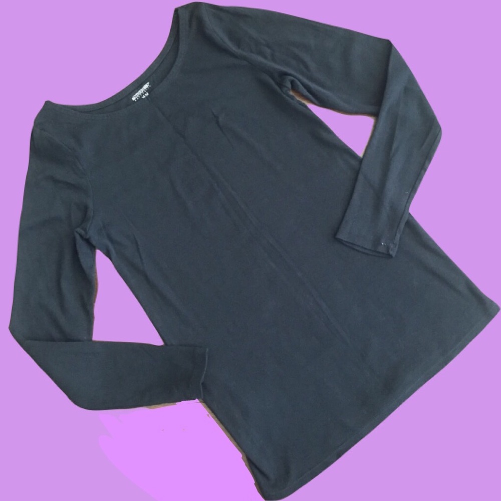 🔥4/$20 Motherhood Maternity Black Knit Tee